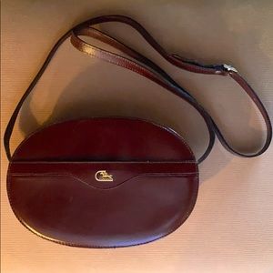 Vintage Cristian Italian Brown Leather Purse